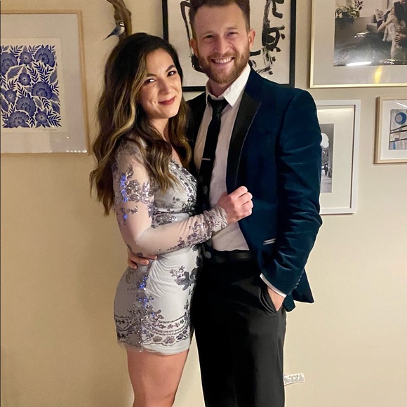 Revolve Superdown Sequin Dress - Picture 2 of 5